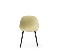 Silla de Comedor Mate Negro/acero/cáñamo