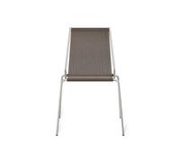 Silla de Comedor Noel Acero Inoxidable/ Gris Oscuro