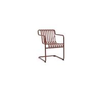 HAY Silla con brazos Palissade Cantilever Dining Iron red