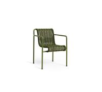 HAY Silla con reposabrazos Palissade Cord Dining Olive
