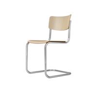 Silla de Comedor S 43 Cantilever Cromo/ Haya