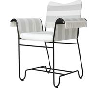 Silla De Comedor Tropique Con Flecos Negro/Leslie Stripe 20