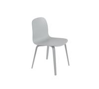 Silla de Comedor Visu con Base de Madera Gris
