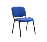 Silla de conferencia ken tela azul 53x53x83 cm
