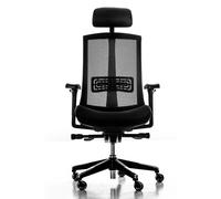 Silla de dirección OTTAWA Silla de oficina Silla giratoria Ruedas Negro