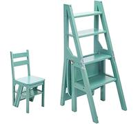 Silla de escalera plegable, taburete convertible para almacenamiento en el hogar, exhibición y uso en interiores