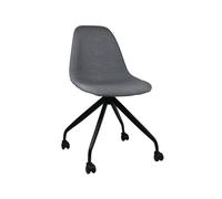 Thinia Home Silla de Escritorio con Ruedas Basic Gris 85,7x46,5x55,5cm Thinia Home