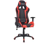 Silla De Escritorio Reclinable Racing De Cuero Artificial Roja Vidaxl