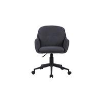 Silla de escritorio valeria gris oscuro - conforama