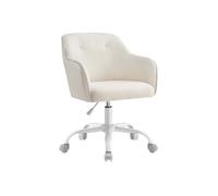 Silla de Estudio Giratoria Altura Ajustable Beige Cappuccino