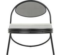Silla de Exterior Copacabana Negro/Leslie Stripe 020 Negro Mate , Raya Leslie 020