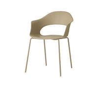 Silla de Jardín 4 Patas Apilable Sin Brazos Scab Lady B 2696 VT 15 Tórtola