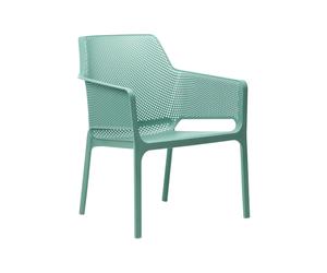 Silla de Jardín 4 Patas Con Brazos Nardi Net Relax 40327.04.000 Salice
