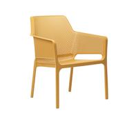 Silla de Jardín 4 Patas Con Brazos Nardi Net Relax 40327.56.000 Senape
