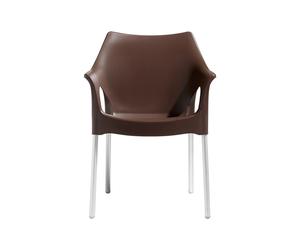 Silla de Jardín 4 Patas Con Brazos Scab Ola 2123 Cacao