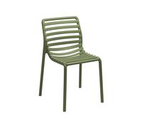 Silla de Jardín 4 Patas Sin Brazos Nardi Doga Bistrot 40255.16.000 Agave