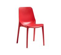 Silla de Jardín 4 Patas Sin Brazos Scab Ginevra 2334 42 Rojo geranio