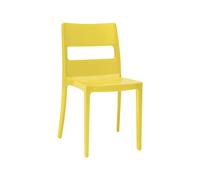 Silla de Jardín 4 Patas Sin Brazos Scab Sai 2275 20 Amarillo