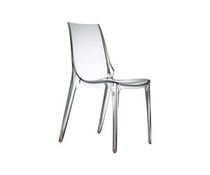 Silla de Jardín 4 Patas Sin Brazos Scab Vanity Chair 2652 100 Transparente