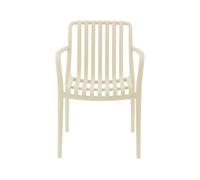 Silla de jardín amalia ii color beige - conforama