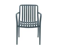 Silla de jardín amalia ii color gris - conforama