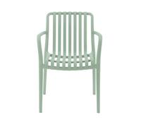 Silla de jardín amalia ii color verde - conforama