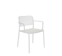 Silla de Jardín AUDREY con Reposabrazos Blanco