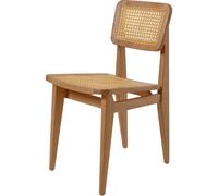 GUBI Silla C-chair Outdoor Todo en caña francesa-teca natural