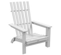 Silla de jardín - Estilo Adirondack - Plegable - Madera - Con reposabrazos - Para exteriores