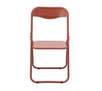Silla de jardín foldy terracota plegable - conforama