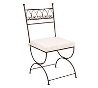 Silla De Jardín Negra 100 Cm Algodón Estilo Oriental