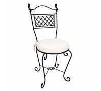 Silla De Jardín Negra De Metal 105 Cm Marrakesch Orient & Mediterran Interior