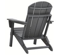 Silla de jardín - Silla Adirondack - Silla de camping - Sillón de jardín - Silla plegable - Juego de 2 - Plástico resistente