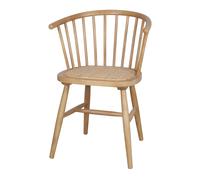 Silla De Madera Y Ratán Sherry - Misterwils Furniture For Free Souls 54x78x50 Natural