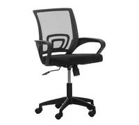Silla de oficina auburn con funda de malla 84x62x50 cm