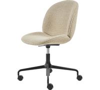 GUBI Silla de oficina Beetle Meeting Chair completamente tapizada Karakorum dedar 003-patas negras
