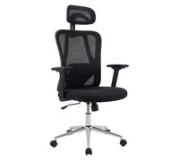 Silla de oficina bryden plástico negro 57x70x120 cm