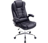 Silla de oficina CLP Thor, con altura ajustable y giratoria - Color: crema