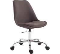 Silla de oficina CLP Toulouse, tapizada en tela, giratoria y con ajuste de altura regulable. Color: verde