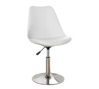 Silla de Oficina con Soporte Lumbar con base metal Escritorio Sillon Ruedas Despacho casa salon habitacion ergonómica Gaming, escritorio, silla nordico tulipu