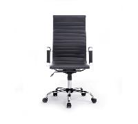 Equip Silla de oficina 651001 Respaldo alto y asiento acolchados Negro PU Ergonómica