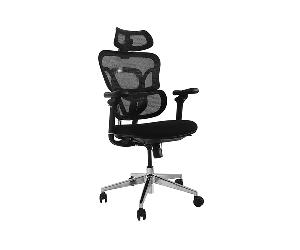 SILLA DE OFICINA ERGONOMICA EQUIP 651053 PREMIUM COLOR NEGRO TAPICERIA MALLA 5 POSICIONES