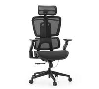 Silla De Oficina, Ergonómica Para Ordenador Ergo U2 Pro3 Tejido De Malla Negro