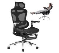 Silla de Oficina Ergonómica SIHOO Doro C300 Pro Negra - Reposabrazos 6D, Soporte Lumbar Adaptativo, Respaldo de Malla Transpirable, Inclinación en 4 Posiciones - Nuevo