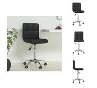 Silla de oficina giratoria, color , tapizada en cuero sintético - Sillas de oficina