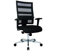 Silla de oficina giratoria Topstar 959T T200, modelo "X-Pander", color negro/negro