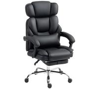 Silla de oficina HOMCOM, ergonómica, con soporte lumbar, color