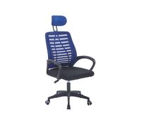 Silla de oficina Kneck reposacabezas regulable 106-116x58,5x56 cm Adec Blue