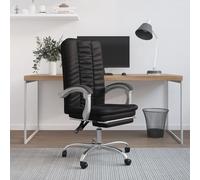 Silla de oficina Living Store con función reclinable, color , tapizada en cuero sintético