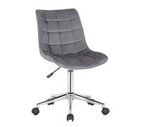 Silla de oficina medford en terciopelo 81x46x62 cm